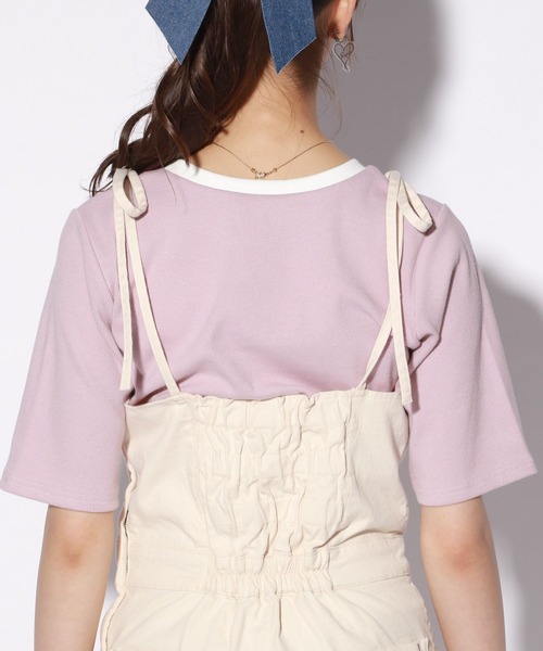 repipi armario(レピピ アルマリオ)の「カタリボンサロペット(サロペット/オーバーオール・キッズ・インディゴブルー/アイボリー/モカ・SMALL/MEDIUM/LARGE)」の13枚目の写真