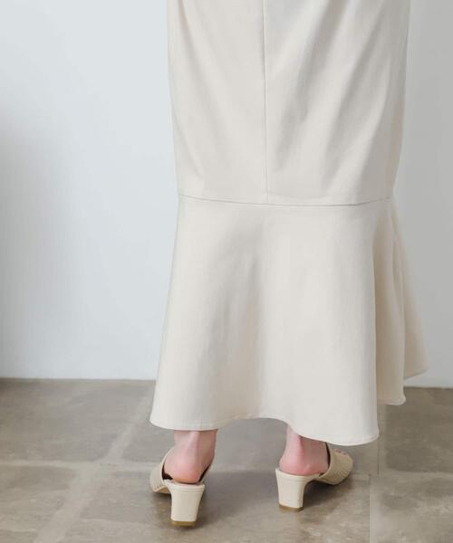 ストレッチハイウエストマーメイドスカート