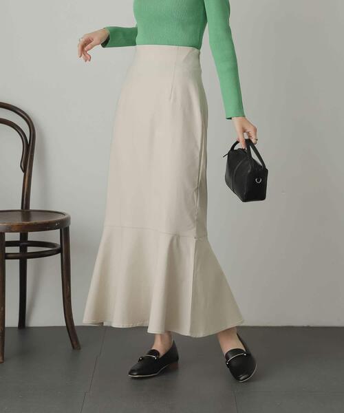 SENSE OF PLACE by URBAN RESEARCH(センスオブプレイスバイアーバンリサーチ)の「ストレッチハイウエストマーメイドスカート(スカート・レディース・ブラック/ブルー/ブラウン/アイボリー/マスタード/グリーン・MEDIUM/TALL/X-SMALL/LARGE/SMALL)」の18枚目の写真