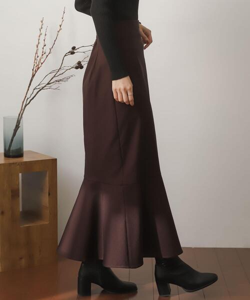セール】ストレッチハイウエストマーメイドスカート（スカート
