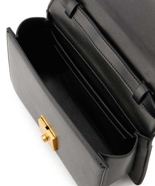 ADAM ET ROPE'（アダムエロペ）の「ワンポイントフラップショルダーバッグ（ショルダーバッグ・レディース・ブラック/ベージュ・FREE）」の11枚目の写真