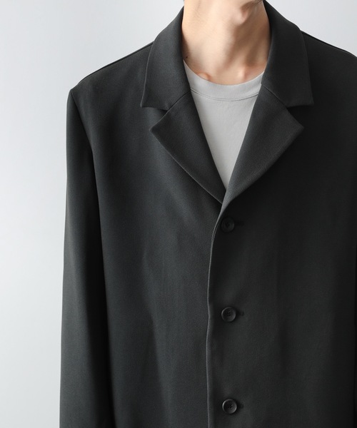 ATTACHMENT（アタッチメント）の「PE/AC アムンゼン 3B ジャケット / PE/AC AMUNZEN 3B JACKET（テーラードジャケット・メンズ・ブラック/ダークグレー・1/2/3）」の15枚目の写真