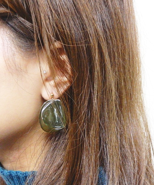 The Rule(ザルール)の「The Rule ザルール:片耳用 Amaranth pierced earring size:M 花ひらピアス M(ピアス(片耳用)・レディース・パープル/グレー/レッド/ブルー/グリーン/クリア/ベージュ/グレイッシュベージュ・FREE)」の19枚目の写真