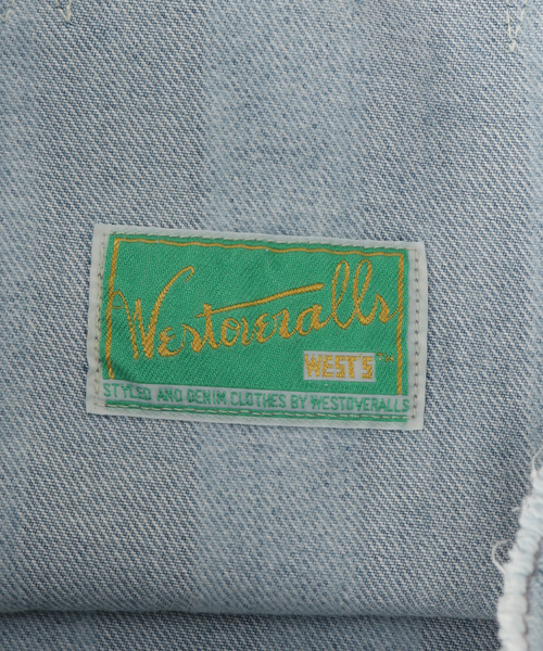 WESTOVERALLS（ウエストオーバーオールズ）の「【WESTOVERALLS / ウェストオーバーオールズ】 デニムエコバッグ（トートバッグ・メンズ・エメラルドブルー/ブルー・FREE）」の9枚目の写真