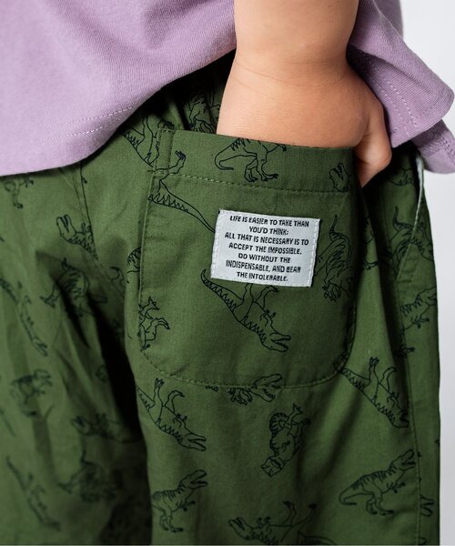 BREEZE（ブリーズ）の「バラエティー総柄パンツ（その他パンツ・キッズ・ブラック/サックスブルー/カーキ/グリーン/キナリ/イエロー/レッド/ベージュ・80/110/90/140/120/130/100）」の22枚目の写真