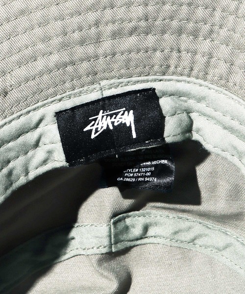 STUSSY（ステューシー）の「STUSSY/ステューシー STOCK BUCKET HAT バケットハット（ハット・メンズ・オリーブ/コーラル・L/XL/S/M）」の9枚目の写真
