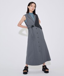 CITY TOKYO | デザインフラップテーラードジレワンピ(ワンピース)