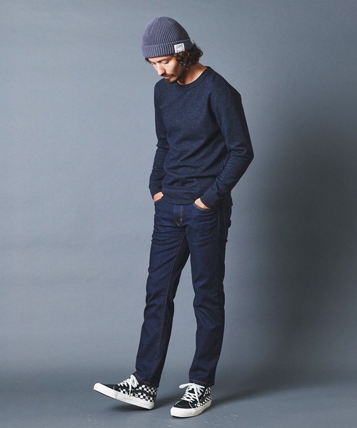 Magine(マージン)の「WOOL TWEED KNITSAW C/N L/S:ウールツイード ニットソー ロングスリーブ 22AW(Tシャツ/カットソー・メンズ・チャコールグレー/ネイビー/オリーブ・44/46/48)」の22枚目の写真
