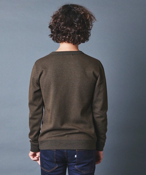 Magine(マージン)の「WOOL TWEED KNITSAW C/N L/S:ウールツイード ニットソー ロングスリーブ 22AW(Tシャツ/カットソー・メンズ・チャコールグレー/ネイビー/オリーブ・44/46/48)」の6枚目の写真