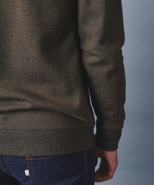 Magine(マージン)の「WOOL TWEED KNITSAW C/N L/S:ウールツイード ニットソー ロングスリーブ 22AW(Tシャツ/カットソー・メンズ・チャコールグレー/ネイビー/オリーブ・44/46/48)」の12枚目の写真