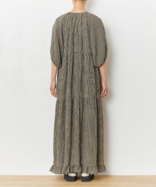 ★値下げ★シンゾーン SEERSUCKER TIERED DRESS THE SHINZONE（ザ シンゾーン）の「THE SHINZONE CHECK TIERED