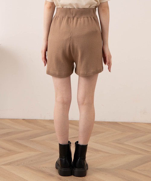 WEGO（ウィゴー）の「WEGO/リブニットショートパンツ（その他パンツ・レディース・ベージュ/アイボリー・FREE）」の13枚目の写真