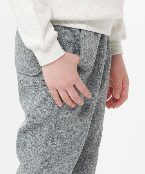 Gramicci（グラミチ）の「BONDING KNIT FLEECE KIDS RIB PANT｜ボンディングニットフリースキッズリブパンツ Gramicci グラミチ（その他パンツ・キッズ・ヘザーグレー/チャコールグレー/ブラック/オートミール/グリーン系その他/チャコール・150cm/140cm）」の10枚目の写真