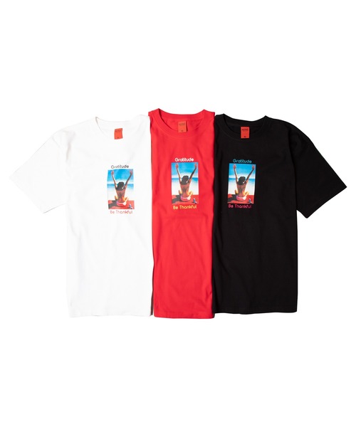 NINE RULAZ LINE（ナインルーラズライン）の「ナインルーラーズ [Nine Rulaz] - グラティテュード 半袖 Tシャツ [Gratitude Tee]（Tシャツ/カットソー・メンズ・ホワイト/ブラック/レッド・MEDIUM/LARGE/X-LARGE/XX-LARGE）」の8枚目の写真