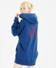 X-girl | EMBROIDERED FACE SWEAT HOODIE(パーカー)