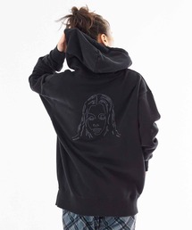 X-girl | EMBROIDERED FACE SWEAT HOODIE(パーカー)