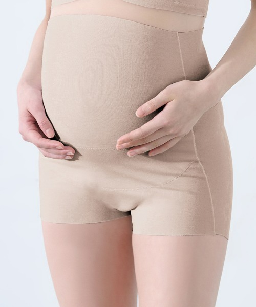 GUNZE(グンゼ)の「KIREILABO/キレイラボ マタニティ サポートショーツ ハイウエスト(ショーツ・レディース・ピンク系その他/クリーム/杢グレー/チャコールグレー・LARGE/MEDIUM)」の1枚目の写真