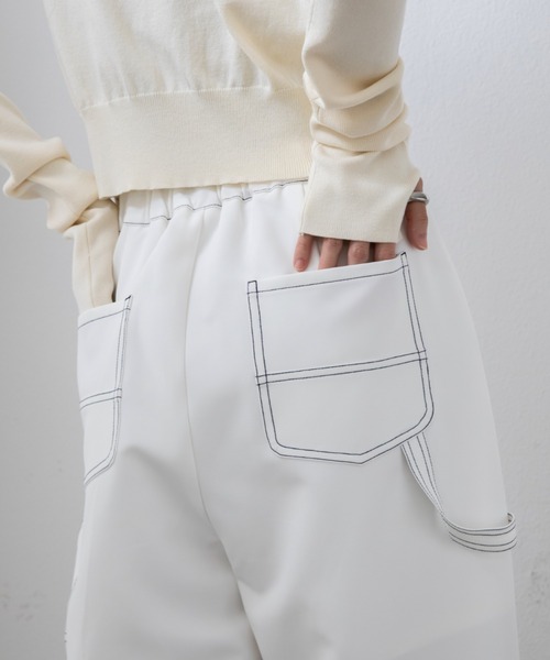 VACANCY（ヴァカンシー）の「ペインター2wayステッチストレートパンツ（その他パンツ・レディース・ホワイト/ブラック・FREE）」の20枚目の写真