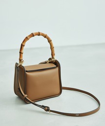 ROPE' | バンブーハンドルキューブフラップバッグ(ハンドバッグ)