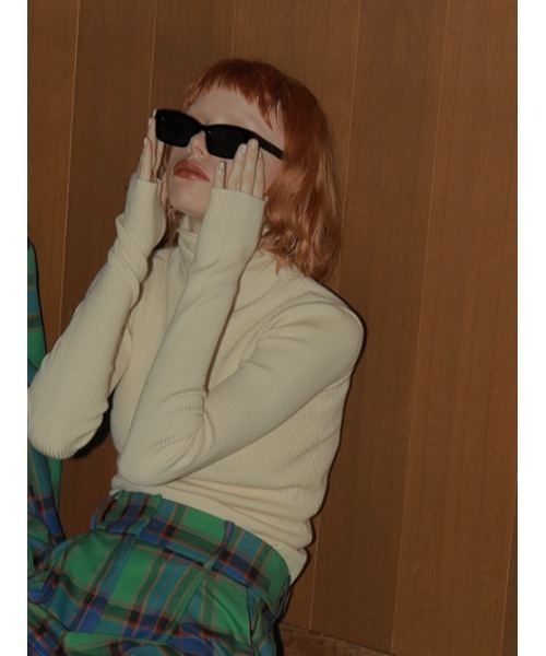 AMAIL（アマイル）の「Mannish sunglasses（サングラス・レディース・ブラック/ベージュ・FREE）」の15枚目の写真