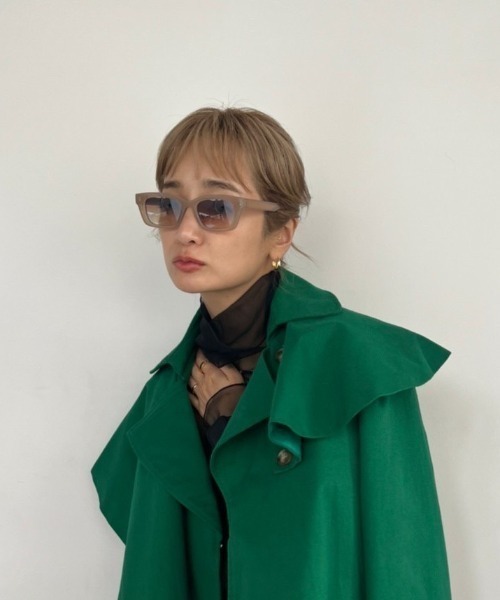 AMAIL（アマイル）の「Mannish sunglasses（サングラス・レディース・ブラック/ベージュ・FREE）」の21枚目の写真