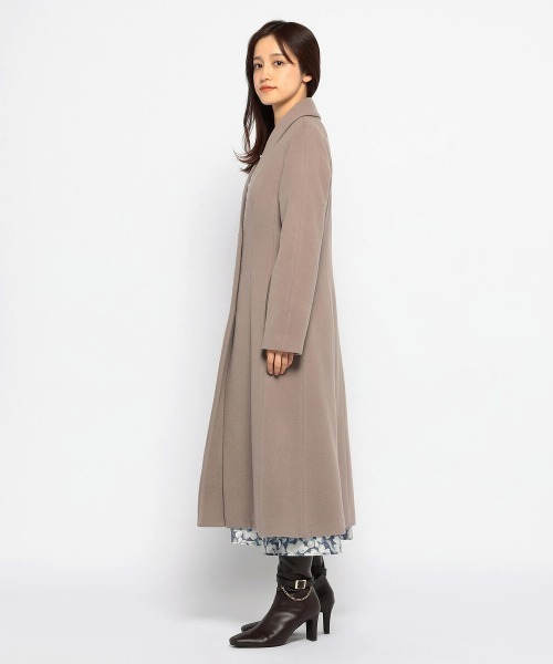 MISCH MASCH(ミッシュマッシュ)の「ノーカラーチェスターコート(ステンカラーコート・レディース・ブラック/モカ/ブルー系その他・MEDIUM)」の15枚目の写真