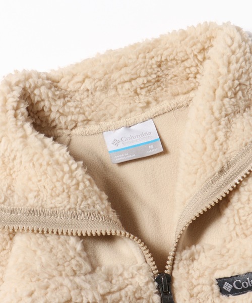 Columbia（コロンビア）の「Columbia/コロンビア Winter Pass Sherpa  Full Zip シェルパジャケット（ブルゾン・キッズ・ブルー/ベージュ/ブラック・L/S/M）」の4枚目の写真