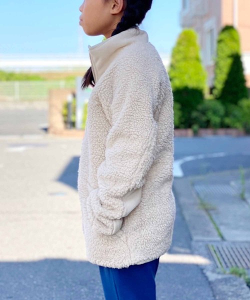 Columbia（コロンビア）の「Columbia/コロンビア Winter Pass Sherpa  Full Zip シェルパジャケット（ブルゾン・キッズ・ブルー/ベージュ/ブラック・L/S/M）」の21枚目の写真