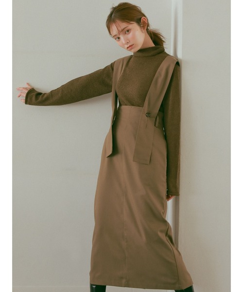 ehka sopo(エヘカソポ)の「【so4u×ehkasopo】タートルネックニット(ニット/セーター・レディース・ブラウン/ベージュ・フリ-)」の22枚目の写真