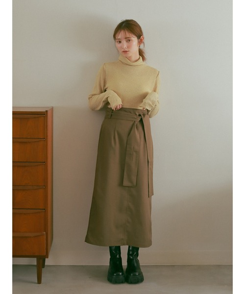 ehka sopo(エヘカソポ)の「【so4u×ehkasopo】タートルネックニット(ニット/セーター・レディース・ブラウン/ベージュ・フリ-)」の4枚目の写真