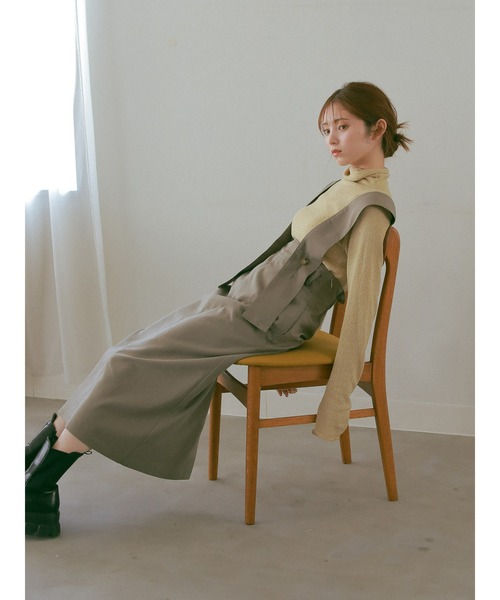 ehka sopo(エヘカソポ)の「【so4u×ehkasopo】タートルネックニット(ニット/セーター・レディース・ブラウン/ベージュ・フリ-)」の18枚目の写真