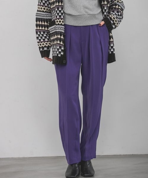 JEANASIS（ジーナシス）の「2タックワイドテーパードパンツ/171836