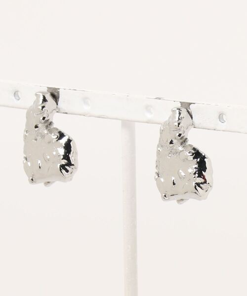 Monocoro toppi（モノコロトッピ）の「ニッケルフリー メタル 凸凹 ワンポイント ピアス（ピアス（両耳用）・レディース・シルバー/ゴールド・フリー）」の10枚目の写真