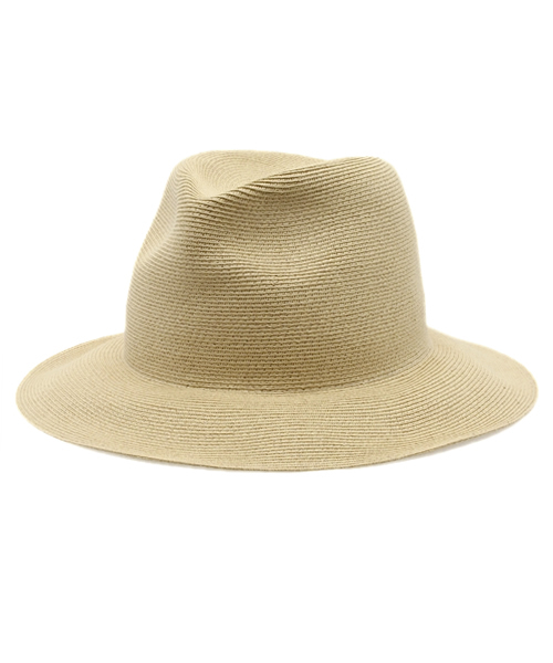 603（ロクマルサン）の「603 ペーパーつば広ハット（ハット・メンズ・ベージュ/ブラック・FREE）」の2枚目の写真