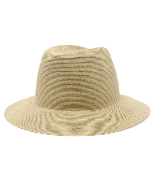 603（ロクマルサン）の「603 ペーパーつば広ハット（ハット・メンズ・ベージュ/ブラック・FREE）」の5枚目の写真