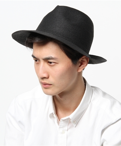 603（ロクマルサン）の「603 ペーパーつば広ハット（ハット・メンズ・ベージュ/ブラック・FREE）」の3枚目の写真