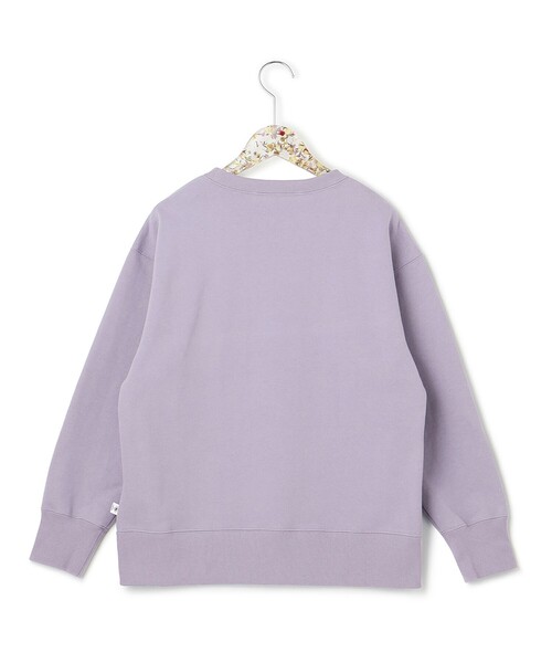 ANEVER（アンエバー）の「【洗える】フラワーエンブロイダリー ロゴ スウェット（スウェット・レディース・ライラック系/アイボリー系/ネイビー系・38）」の15枚目の写真