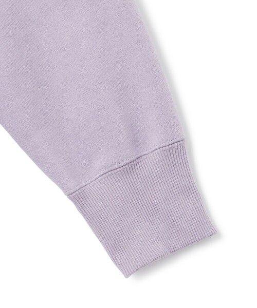 ANEVER（アンエバー）の「【洗える】フラワーエンブロイダリー ロゴ スウェット（スウェット・レディース・ライラック系/アイボリー系/ネイビー系・38）」の18枚目の写真