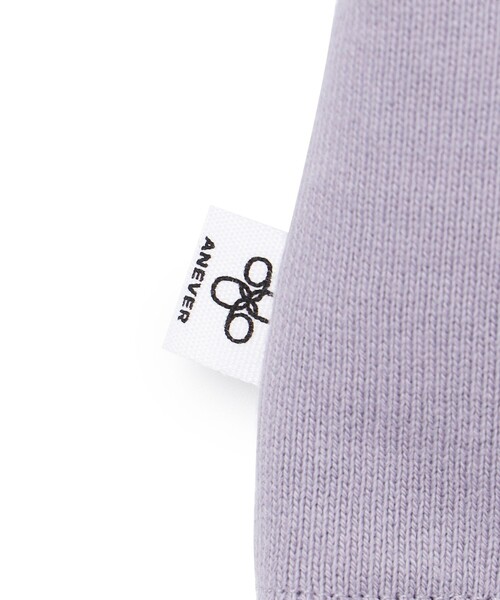 ANEVER（アンエバー）の「【洗える】フラワーエンブロイダリー ロゴ スウェット（スウェット・レディース・ライラック系/アイボリー系/ネイビー系・38）」の21枚目の写真