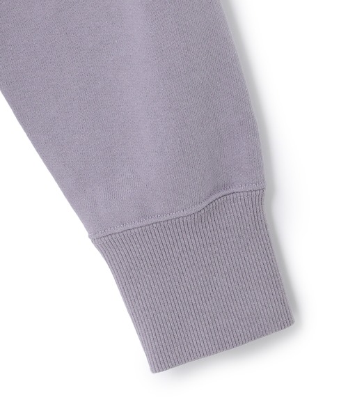 ANEVER（アンエバー）の「【洗える】フラワーエンブロイダリー ロゴ スウェット（スウェット・レディース・ライラック系/アイボリー系/ネイビー系・38）」の6枚目の写真