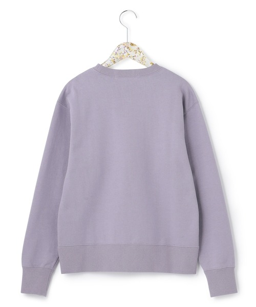 ANEVER（アンエバー）の「【洗える】フラワーエンブロイダリー ロゴ スウェット（スウェット・レディース・ライラック系/アイボリー系/ネイビー系・38）」の9枚目の写真