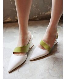 EVRIS | デザインヒールミュール(サンダル)