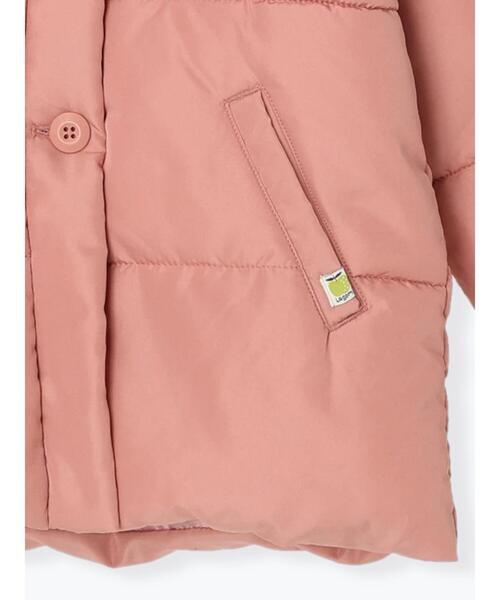 大好きなフリル付きピンクジャケット LLサイズ タフタポケットフリル付き3WAYジャケット(90~130cm)(90cm キャメル