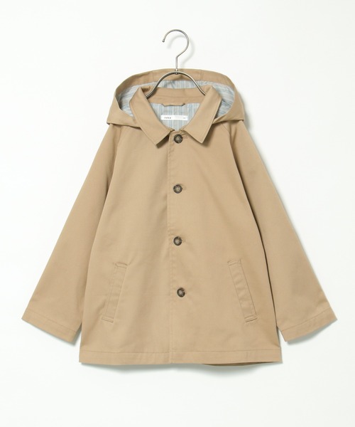 ikka(イッカ)の「2WAYハーフジャケット(120~160cm)(ブルゾン・キッズ・ベージュ・120/130/140/150/160)」の2枚目の写真