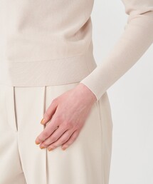 Ballsey - Ballseyパールメッシュコンビ 2-wayクルーネックプルオーバー Ballsey ニット セーター パールメッシュコンビ ポロカラープル