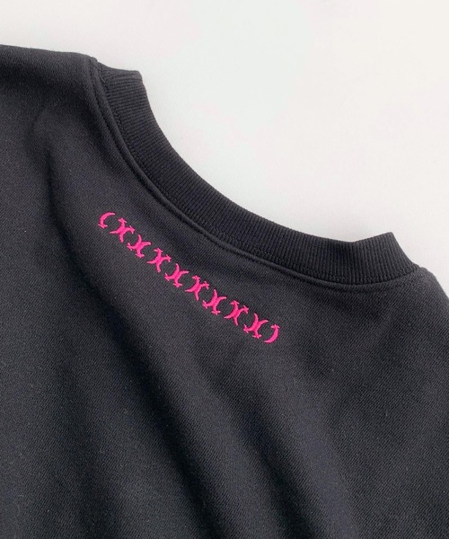 Q（キュー）の「No.9 刺繍スウェット（スウェット・レディース・ラベンダー/ベージュ/ブラック・MEDIUM）」の13枚目の写真