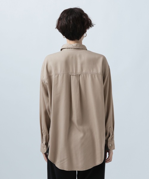 BAYFLOW(ベイフロー)の「ベーシックレギュラーシャツ(シャツ/ブラウス・レディース・パープル/ベージュ/アイボリー/ブルー・FREE)」の17枚目の写真