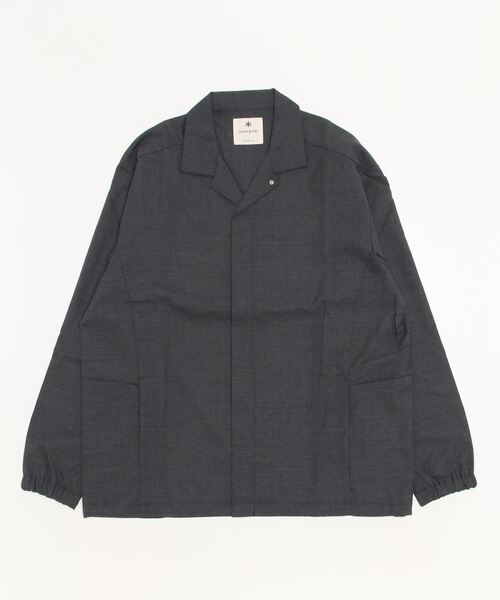 Snow Peak(スノーピーク)の「Hybrid Wool Shirt(シャツ/ブラウス・メンズ・ブラック/グレー・LARGE/X-LARGE/MEDIUM/SMALL)」の7枚目の写真