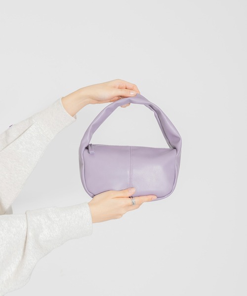 URBAN RESEARCH Sonny Label(アーバンリサーチサニーレーベル)の「ワンハンドルミニショルダー(ハンドバッグ・レディース・ブラック/ラベンダー/オフホワイト・FREE)」の1枚目の写真