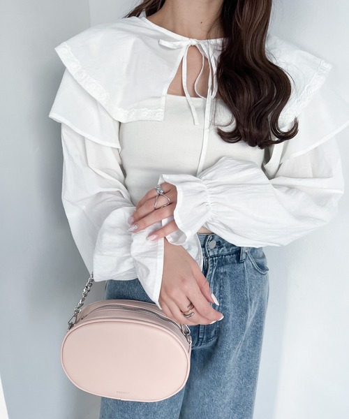 Heather（ヘザー）の「2WAYラウンドショルダー　186216（ショルダーバッグ・レディース・シルバー/ブラック/アイボリー/ピンク・ONE SIZE）」の21枚目の写真